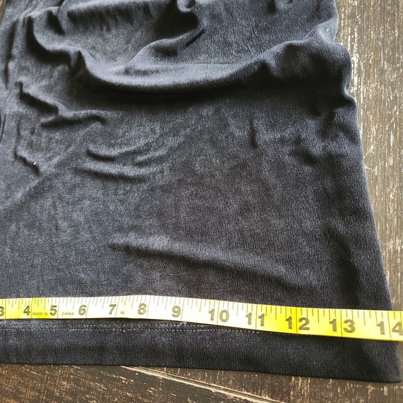 Chico's Traveler Slinky Wide Leg Palazzo Pants Womens 1 M 8 Crop (30x23) Black - Picture 10 of 11